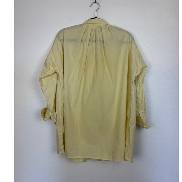 Laneway the Label Forever Button Down Relaxed Casual Luxury Shirt in Butter S/M - Picture 3 of 7